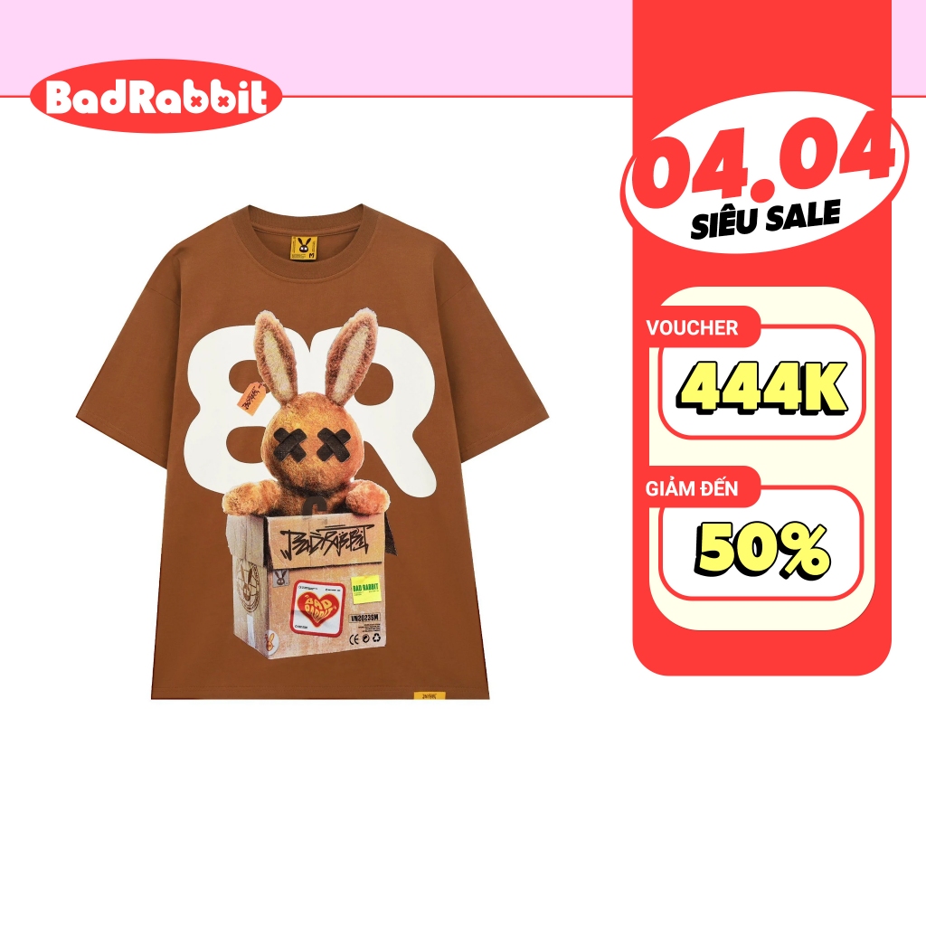 Áo Thun Unisex Bad Rabbit RABBIT IN THE BOX TEE 100% Cotton - Local Brand Chính Hãng