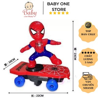 Đồ Chơi Siêu Nhân Người Nhện Trượt Ván Cho Bé