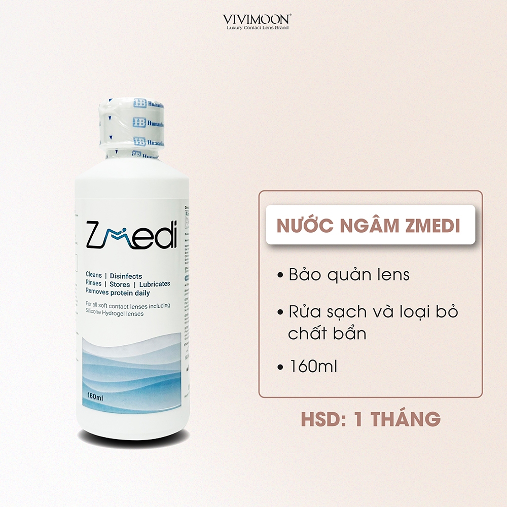 Nước ngâm lens Hàn Quốc VIVIMOON Zmedi 150ml