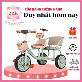 xe đạp xích lô xe đạp đôi cho bé từ 2-6 tuổi