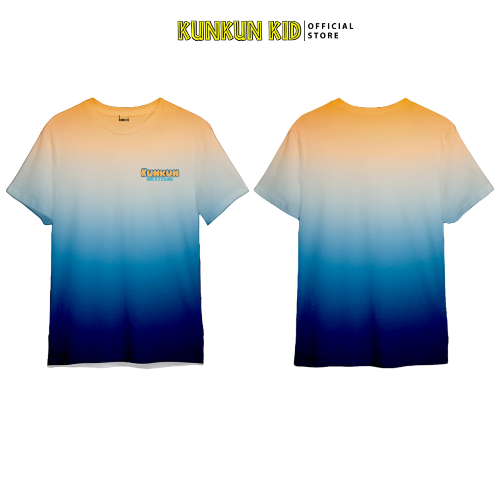 Áo Thể Thao Ombre Trẻ Em Chất Thun Lạnh 3D KunKunKid ATT0029-0030-0031 Dành Cho Bé Từ 10-60kg