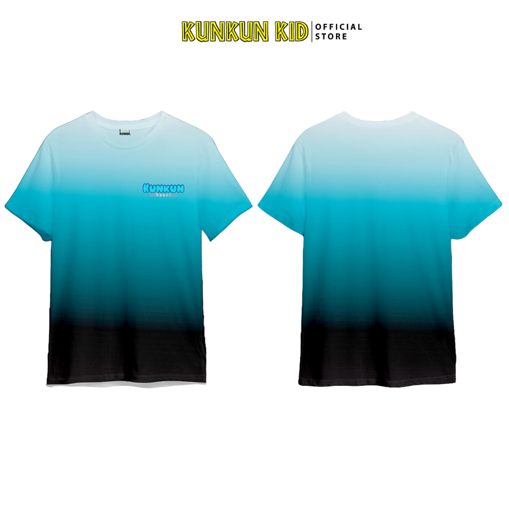Áo Thể Thao Ombre Trẻ Em Chất Thun Lạnh 3D KunKunKid ATT0029-0030-0031 Dành Cho Bé Từ 10-60kg