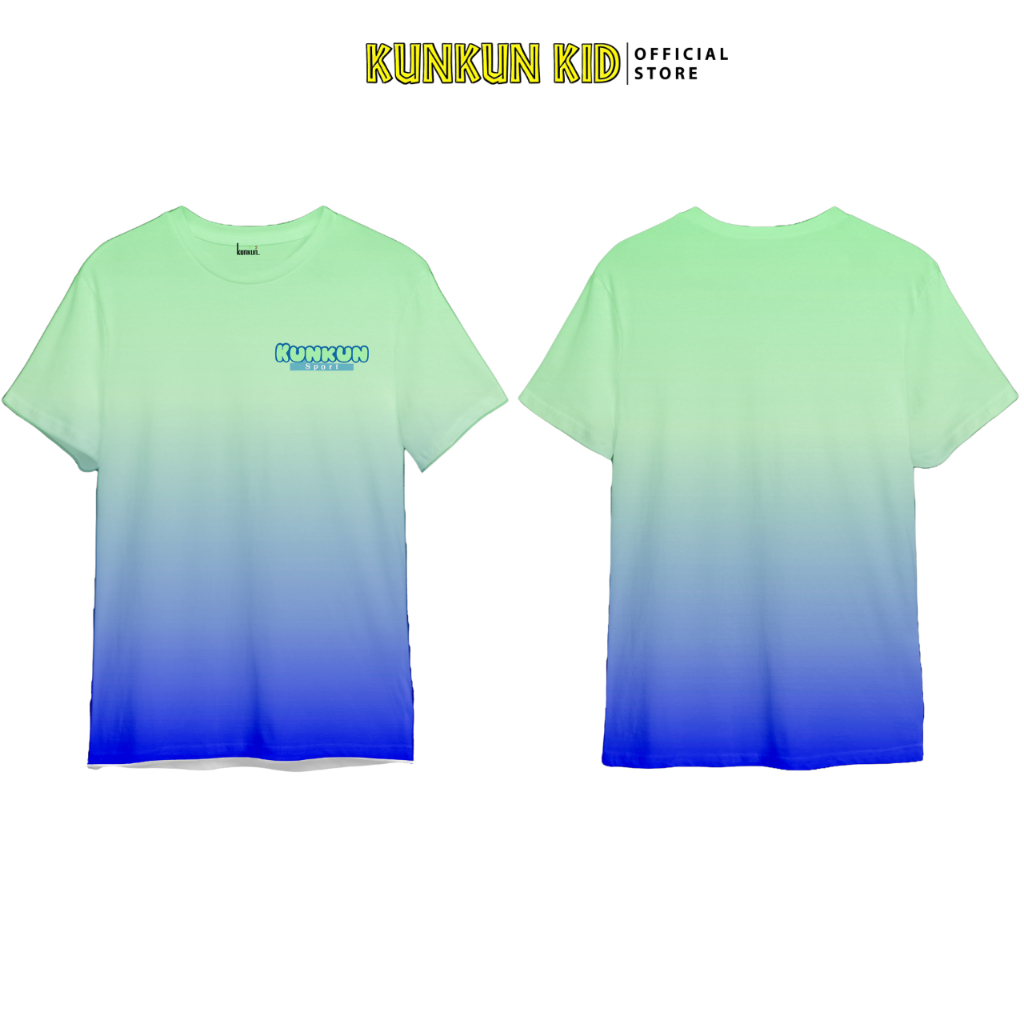 Áo Thể Thao Ombre Trẻ Em Chất Thun Lạnh 3D KunKunKid ATT0029-0030-0031 Dành Cho Bé Từ 10-60kg