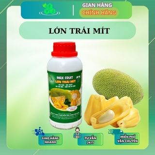 Phân bón max fruit - lớn trái mít chai 500ml - hạn chế sơ đen, trái lớn nhanh, xanh da, tròn đều, chắc ruột, ngọt vị