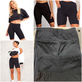  Quần short biker Đen 4 chất vải 