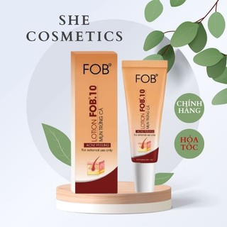 Chấm Mụn FOB 10 Lotion 10g - Giảm Mụn Đầu Đen, Mụn Mủ Viêm, Mụn Ẩn