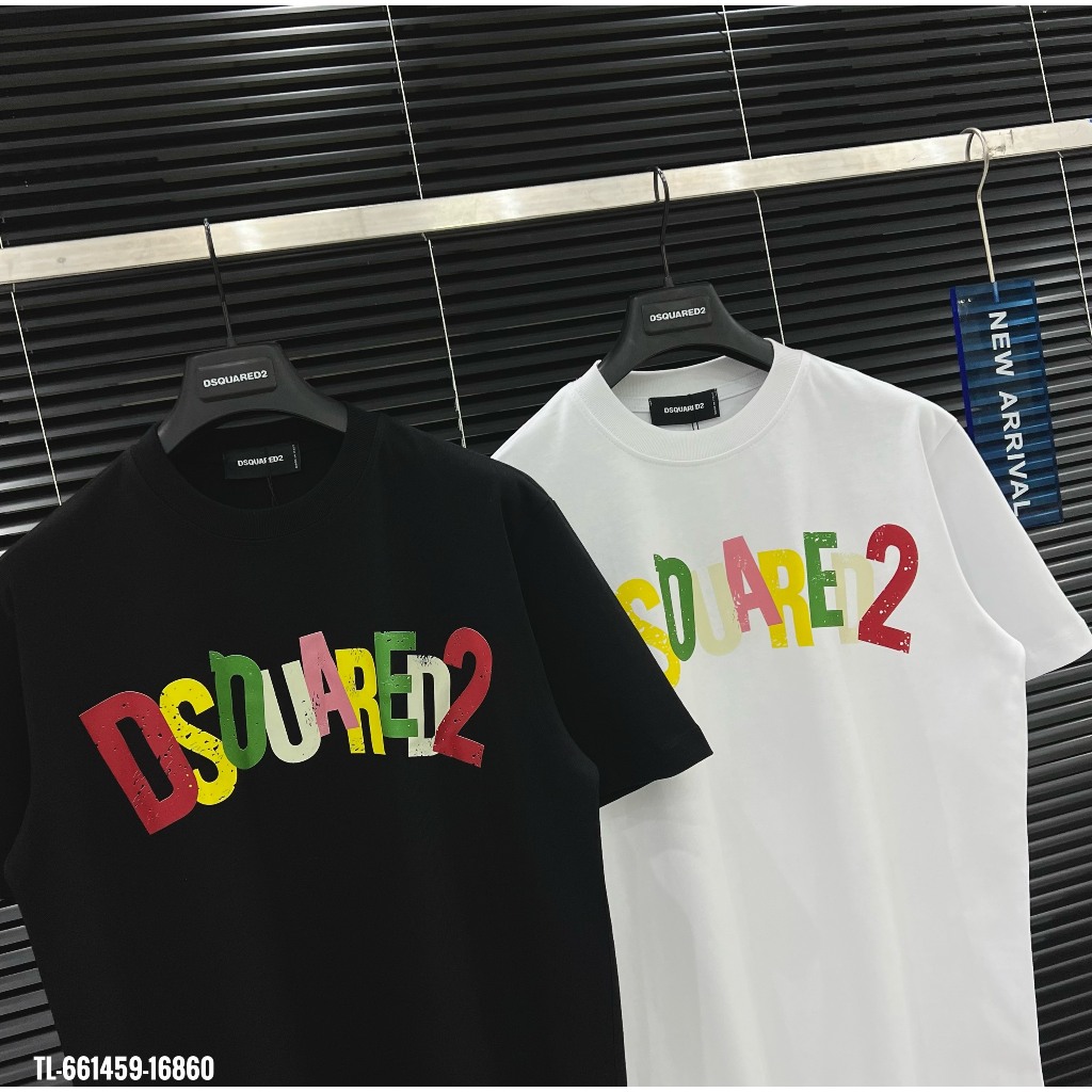 🔥Hot🔥Áo thun Dsquared2 Icon in chữ màu thiết kế hot trend Nam New 2024