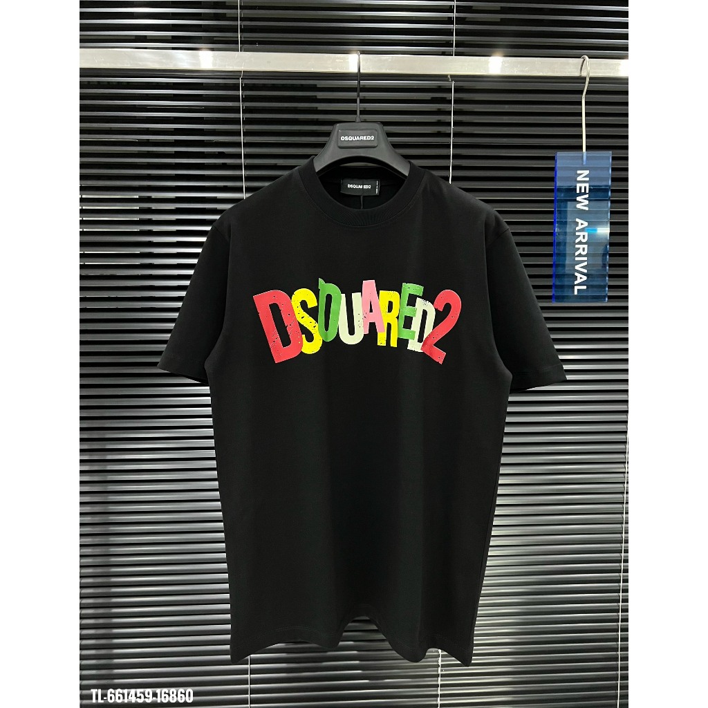 🔥Hot🔥Áo thun Dsquared2 Icon in chữ màu thiết kế hot trend Nam New 2024