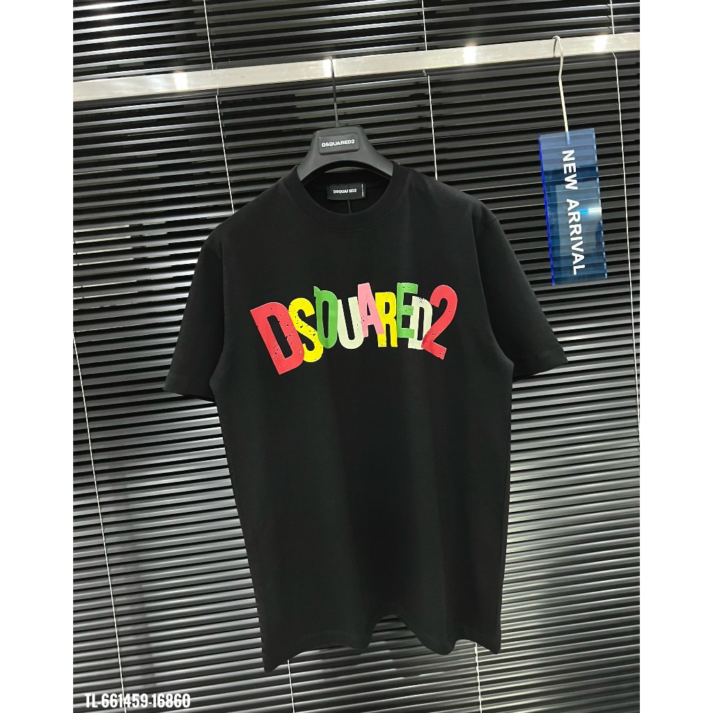 🔥Hot🔥Áo thun Dsquared2 Icon in chữ màu thiết kế hot trend Nam New 2024