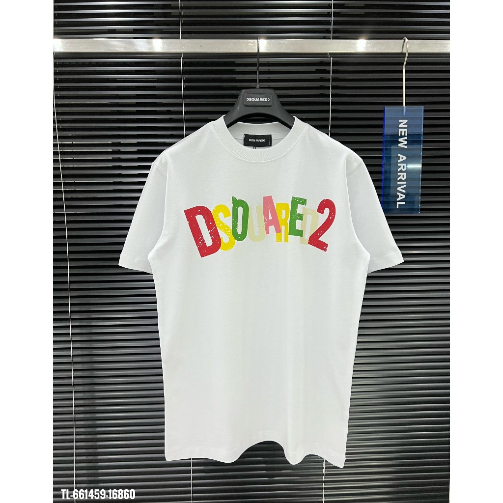 🔥Hot🔥Áo thun Dsquared2 Icon in chữ màu thiết kế hot trend Nam New 2024
