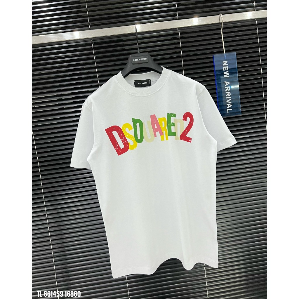 🔥Hot🔥Áo thun Dsquared2 Icon in chữ màu thiết kế hot trend Nam New 2024