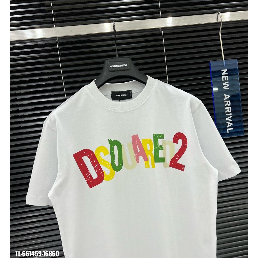 🔥Hot🔥Áo thun Dsquared2 Icon in chữ màu thiết kế hot trend Nam New 2024