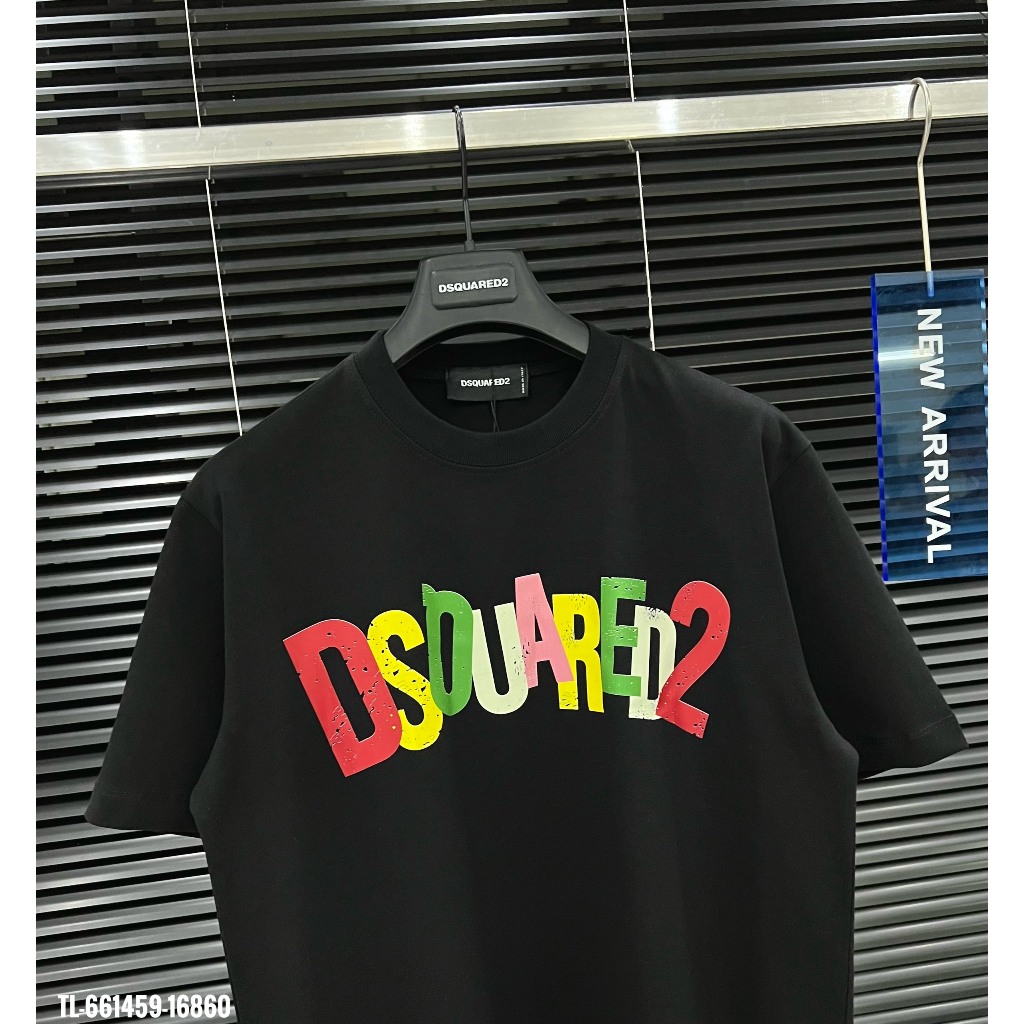 🔥Hot🔥Áo thun Dsquared2 Icon in chữ màu thiết kế hot trend Nam New 2024
