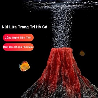 Núi Lửa Trang Trí Hồ Cá , Thuỷ Sinh combo