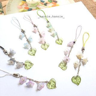 🌺 MAIA 🌺 - Móc khóa hoa lá - Dây treo điện thoại handmade