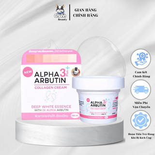 Kem dưỡng kích trắng da body alpha arbutin collagen 3+ plus 100g