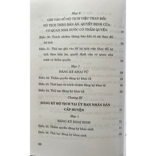 Sách - Luật Hộ Tịch (Hiện Hành)