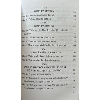 Sách - Luật Hộ Tịch (Hiện Hành)