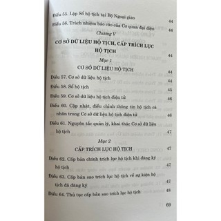 Sách - Luật Hộ Tịch (Hiện Hành)