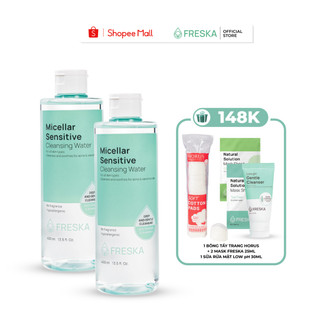  Bộ đôi 2 Nước Tẩy Trang Freska Micellar Sensitive Cleansing Water