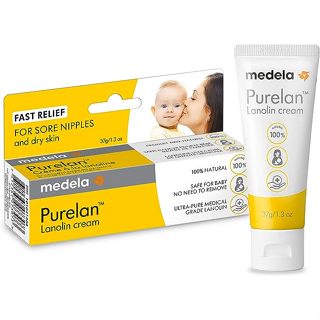 Kem bôi giảm nứt đầu ti, cổ gà và làm mềm da Medela Purelan Lanolin Nipple Cream 37g