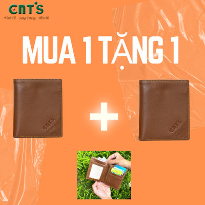Ví nam đứng cao cấp CNT VN015 da bò thật SANG TRỌNG(MUA 1 TẶNG 1)