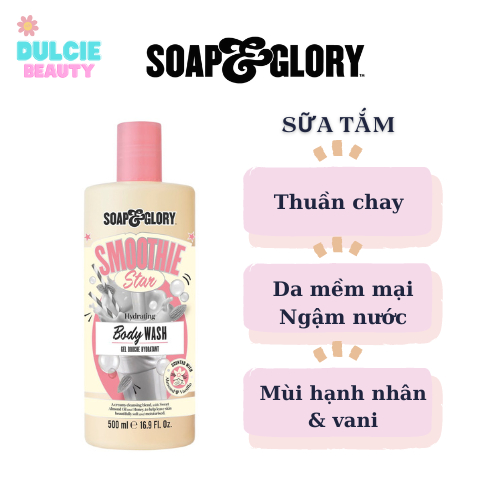 Sữa tắm dưỡng ẩm SOAP &amp; GLORY SMOOTHIE STAR 500ML