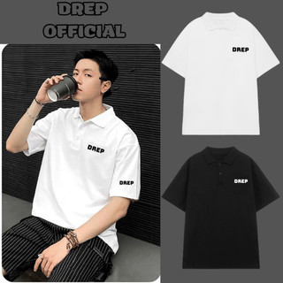 Áo thun polo DREP chất cotton 100% dày dặn Local Brand tag mác đầy đủ DREP OFFICIAL