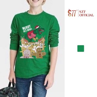 [Sale 80%] Áo phông dài tay size đại Giáng Sinh cotton S77.SP009089