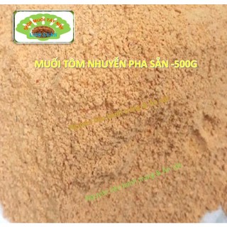  Muối tôm nhuyễn pha sẵn - Ngon trộn tất các loại bánh tráng - 500 gram 