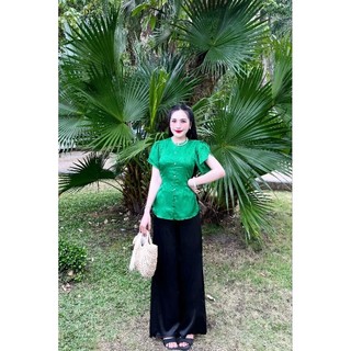 SÉT BÀ BA GẤM NÚT NGỌC DUYÊN DÁNG