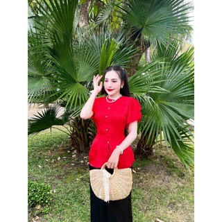 SÉT BÀ BA GẤM NÚT NGỌC DUYÊN DÁNG