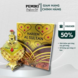 Tinh dầu nước hoa dubai PEMIKI công chúa vàng Hareem Al Sultan 35ml ngọt ngào quyến rũ thơm lâu 2-3 ngày