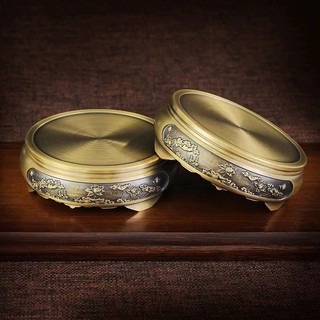 Chân đế ,đôn đồng kê lư hương bằng đồng thau nguyên chất