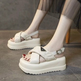 Sandal nữ đế cao 7cm chất đẹp full box PAROAA