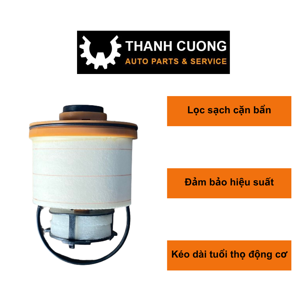 Lọc Dầu, Lọc Nhiên Liệu Diesel Xe TOYOTA Fortuner, Hilux, Hiace Đời 2016-2022,...Hàng Chất Lượng Cao