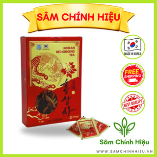 Trà hồng sâm Jeong Won Hàn Quốc hộp 100 gói x 3g Hàng chính hãng giá tốt