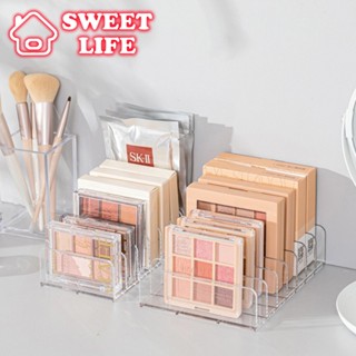 Khay đựng phấn mắt nhiều ngăn tiện lợi, phù hợp đựng mỹ phẩm - Khay mica trưng bày bảng mắt sang trọng