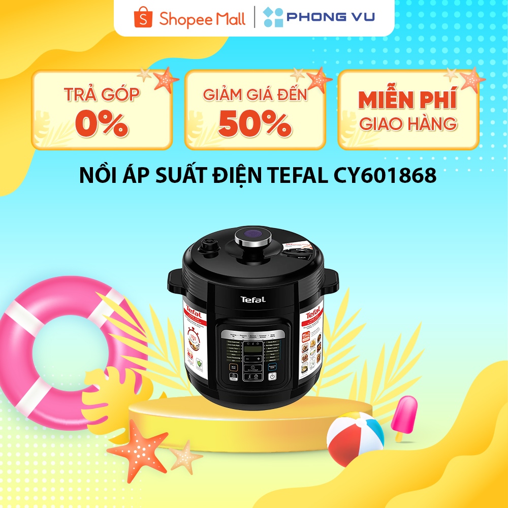 Nồi áp suất điện Tefal CY601868 - Bảo hành 24 tháng