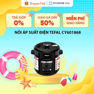 Nồi áp suất Tefal CY601868 - Đa chức năng - Chính hãng Tefal Việt Nam - Bảo hành 24 tháng