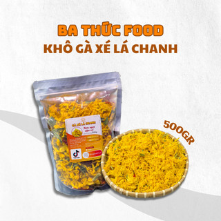 Khô Gà Lá Chanh thơm ngon đậm vị 500Gram-1KG  BA THỨC FOOD