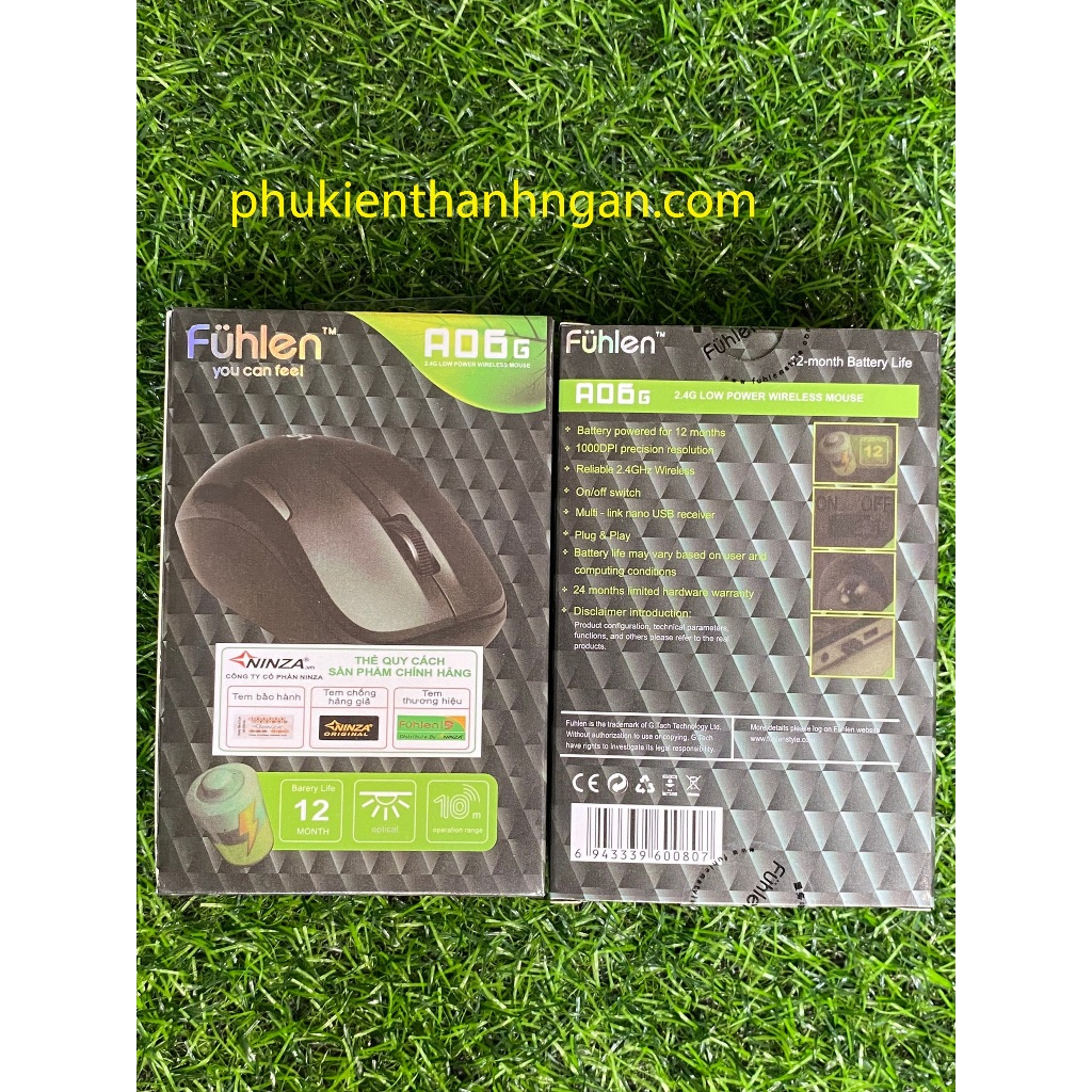 Chuột không dây Fuhlen A06