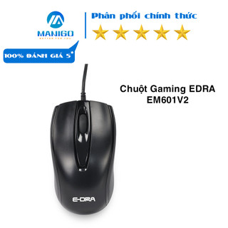 Chuột Máy Tính E-DRA EM601 Dành Cho Văn Phòng, PC, Dàn Games Có Dây Bảo hành 12 tháng
