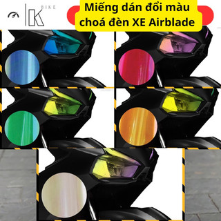 Miếng dán film decal chuyển màu chóa đèn xe airblade 2020-2023 chuyển màu bảo vệ chóa đèn . xe ab 125-150-160 .