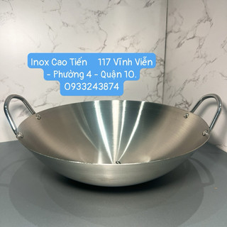 Chảo xào Inox 304 sâu lòng đủ size dày 2Li