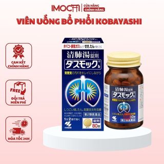 Viên uống bổ phổi hỗ trợ thanh lọc phổi giúp phổi khỏe mạnh kobayashi 80 viên nhật bản