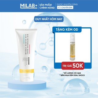 Kem chống nắng body Usolab, Giúp dưỡng trắng, nâng tone và dưỡng ẩm SPF 50+ PA+++ 120ml MILAB