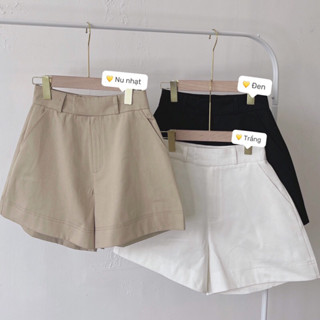  Quần Đùi Kaki Gài Lưng Cao - Form Ống To  Một Mẩu House  