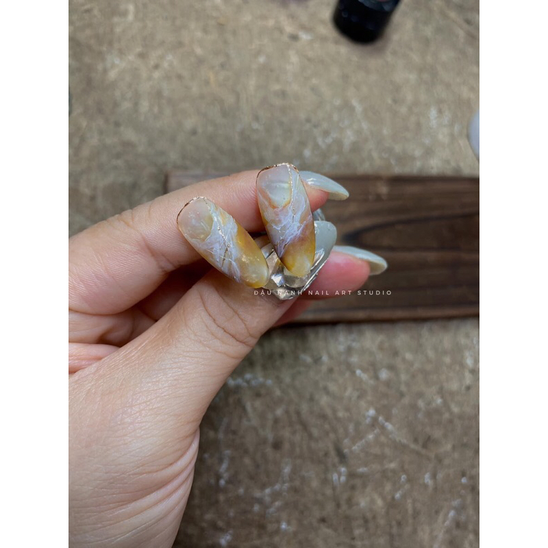 Móng Làm Mẫu , Móng đặc design vân đá