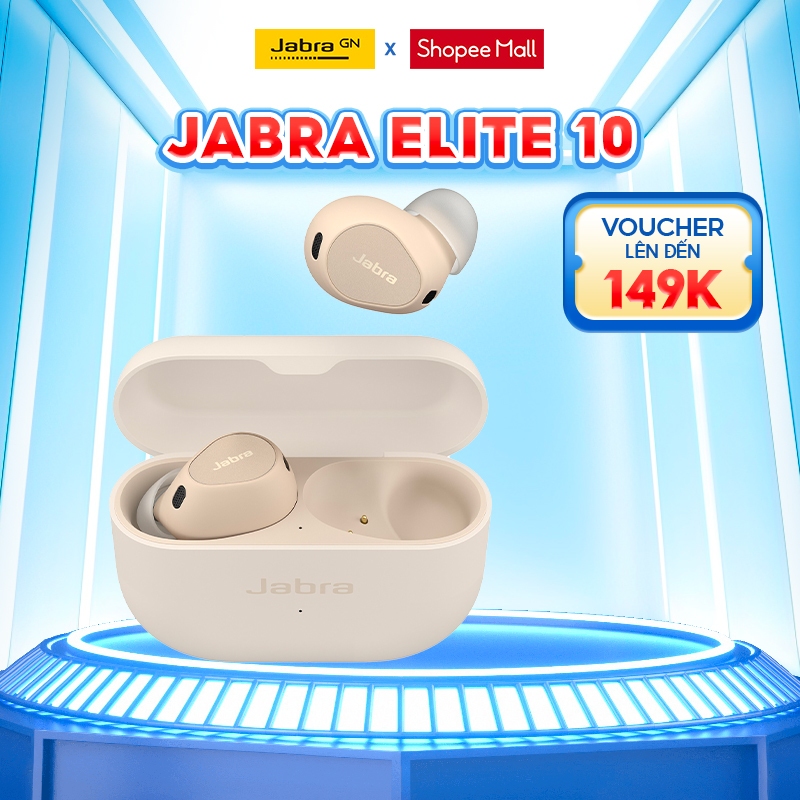 [Hàng Mới Về] Tai Nghe Bluetooth Chống Ồn Jabra Elite 10 Chống Bụi Nước IP57